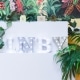 INBY Block letters agains jungle wallpaper
